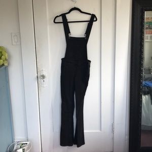 Black overalls
